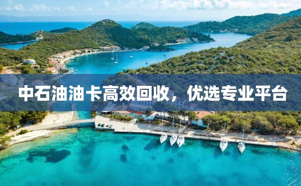  中石油油卡高效回收，优选专业平台